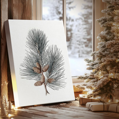 Frostlit Night Carol - Toile tendue avec châssis de qualité supérieure