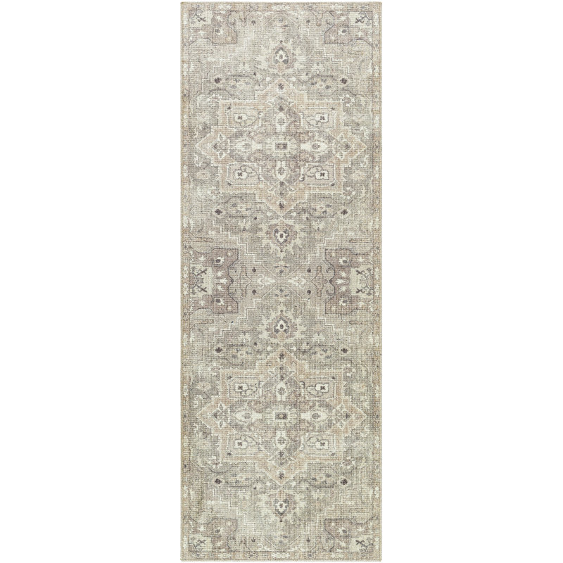 Tapis tissé à la machine Becki Owens x Livabliss Elle, Tapis de couloir 2 pi 7 po x 7 pi 3 po