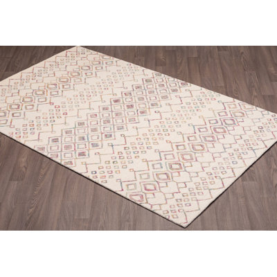 Sehgal Wool Patchwork Indoor Rug