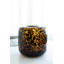 Vase en verre avec motif guépard