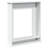 Fireplace Surround White 29.5X7.9X34.4" Engineered Wood