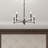 Christofer 5 - Light Steel Dimmable Kitchen Island Chandelier-122379653