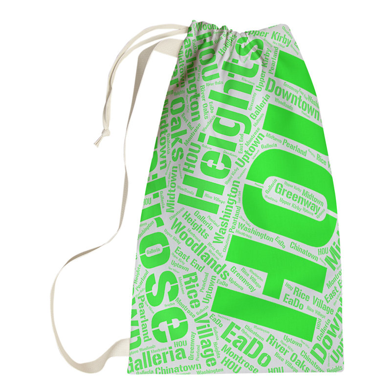 Laundry Hamper with Handles, Green, Small (29" H x 18" W x 1.5" D), Seattle