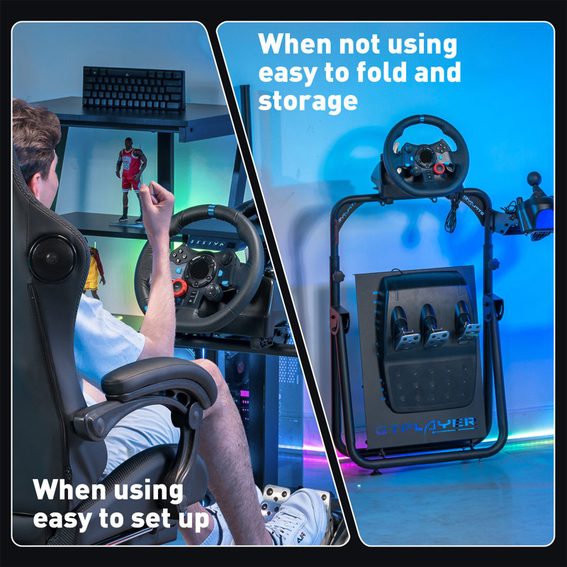 GTPLAYER Adjustable PC & Racing Game Chair