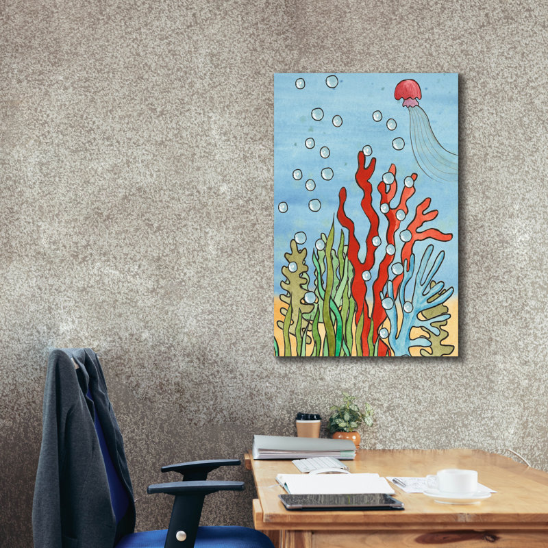  «Cute Sea Creatures Collection B» par Alicia Longley, art mural sur toile, 26 po x 40 po, H 40 po x l 26 po