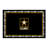 US Army Logo Border Non-Slip Area Rug For Bedroom, Kitchen, Black/Yellow-2040831085