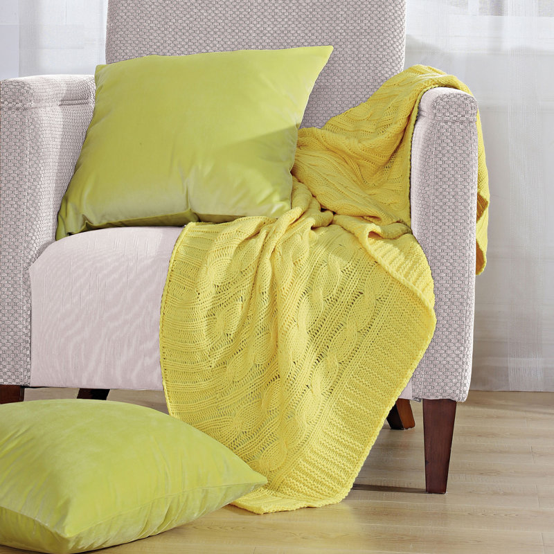 Throw Blanket, Butter Cup