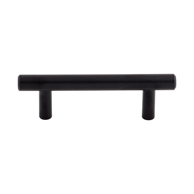 Hopewell Bar Pull, Flat Black, 3" Center to Center