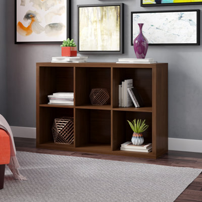 Large 6 Cube Decorative Storage Tiered Shelf Unit by ClosetMaid