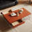 Rectangular stainless steel coffee table-106899322