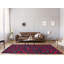 Tapis rouge / bleu marine / gris à imprimé animal-53964079