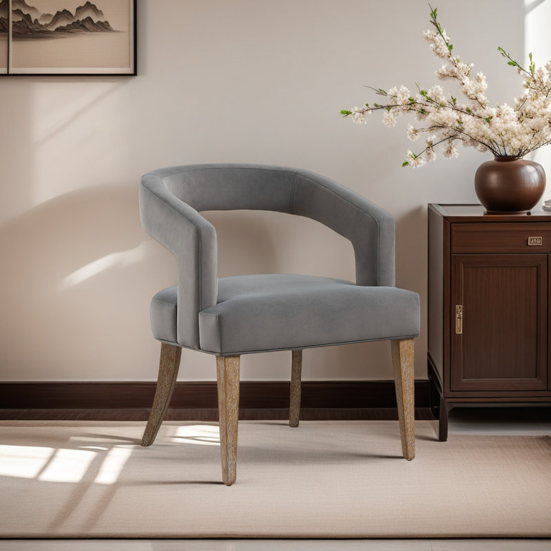 Fauteuil demi-tonneau d'appoint l 25,75 po