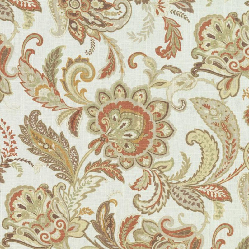 Crestmore Traditional Multi-Purpose Fabric, Terra/Sage