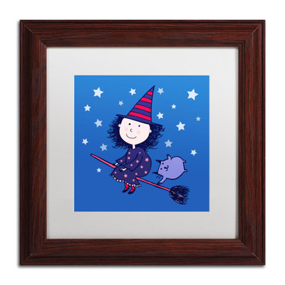 Art encadré Asiran, "Little Little Witch" par Carla Martell