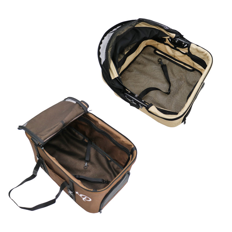 Deluxe Double Decker Stroller, Brown