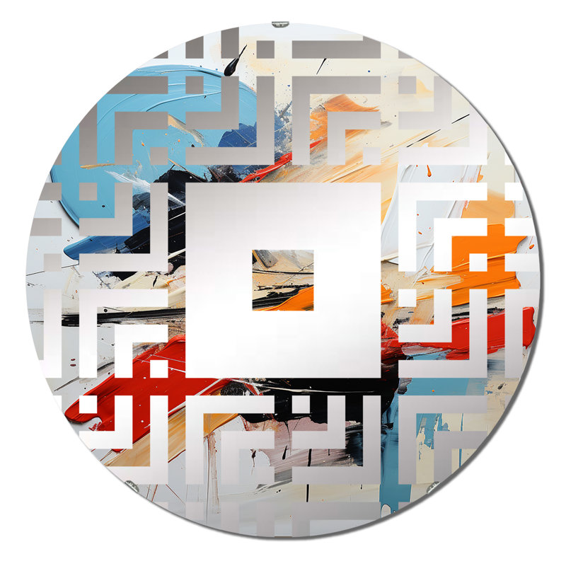 Slezak - Miroir mural carré, 23,6 po x 23,6 po