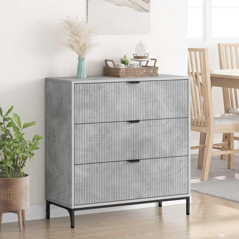 79.5cm Sideboard, Concrete Grey