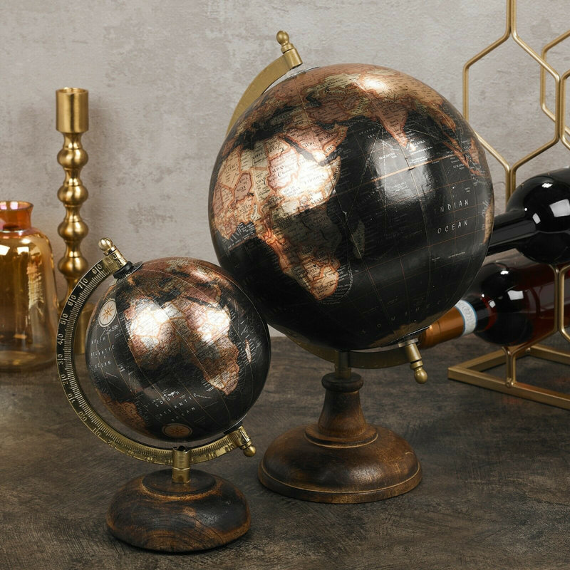 Barrus Metal Tabletop Globe