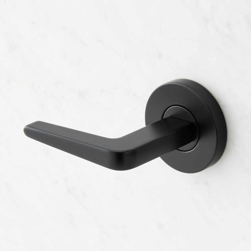 Drea 1.2 GPM Wall Mounted Widespread Bathroom Faucet, Matte Black