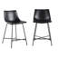 Tabouret de comptoir en similicuir Aobh-1339784394