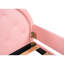 Lit de jour simple rembourré rose avec tête de lit oreilles de lapin - Lit plateforme pour enfants