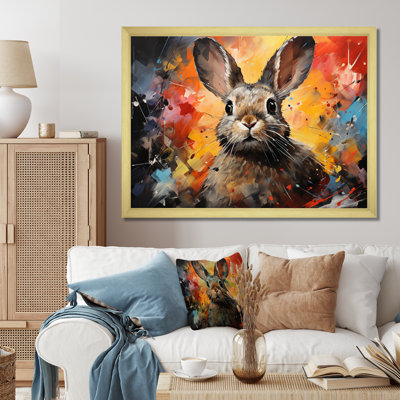" Rabbit Energetic Hopper Collage II "