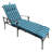 74" x 22" Outdoor Chaise Lounge Cushion with Ties and Loop-1672569167