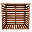 Chantai 122cm W x 61cm D Wood Log Store