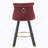 Set of 2,Back pull point design, velvet material, 360 degree rotation, back pull loop detachable design, rivet decoration, square foot wooden bar chair-1688597469