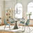 Benbrook Upholstered Kitchen Dining Side Chairs with Metal Legs for Living, Bedroom, Restaurant-90375965-90572749