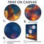 Portail magique en cristal dans le ciel - espace, art mural, salon-1438654720-1438654723