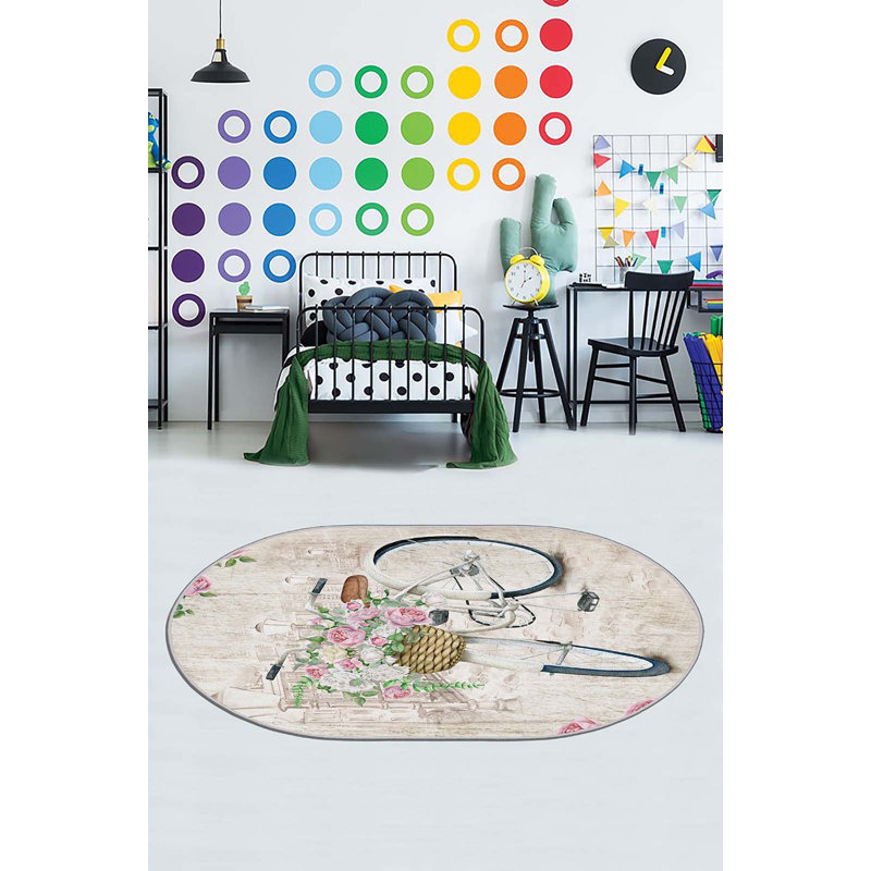 Premium Hall Carpet, 2.6 x 6.6 Feet, 100% Polyester, 650 g/m² | Antibacterial, Non-Slip Underside, 0.3 in Pile Height | Machine Washable, 3D Digital Printing | Durable & Stylish for Any Entryway or Living Room