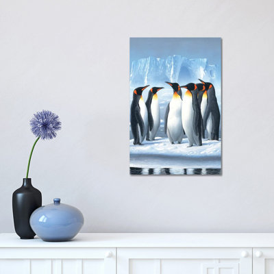 Penguins 1 Piece Wrapped Canvas Painting
