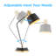 Lampe de bureau en métal 23 po Courtois