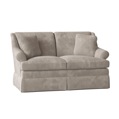 Connor 59" Rolled Arm Loveseat with Reversible Cushions by Birch Lane