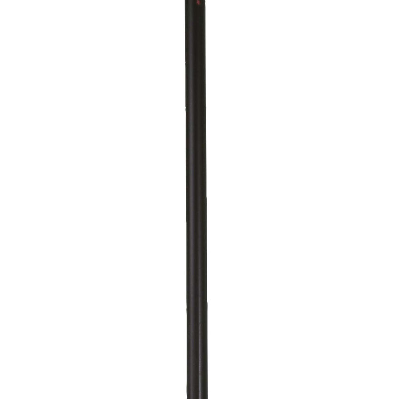 Ceiling Fan Downrod, 72" H x 0.75" W x 0.75" D, Black