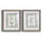 Cadre en papier gris