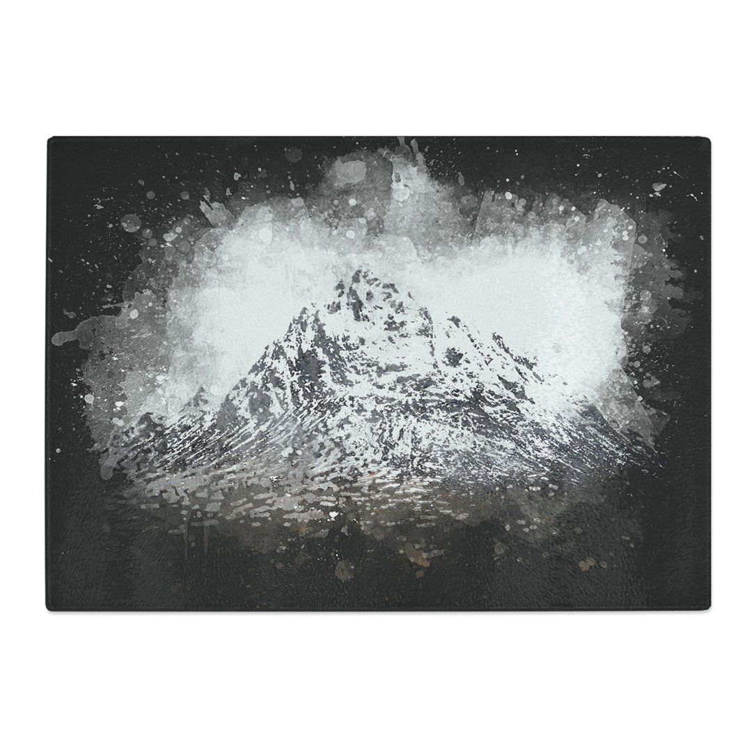 Tempered Glass Mountain in Scotland Chopping Board