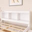 Lit double à structure en bois avec tiroirs de rangement sous le lit et étui de rangement-118027208