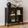  Sideboard Buffet With Glass Doors