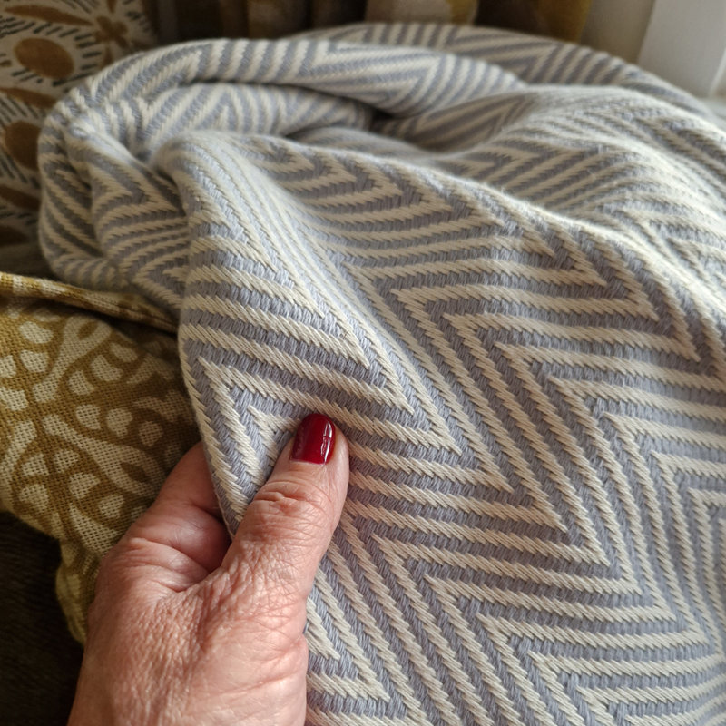 Merich Soft Cotton Blanket, Anthracite