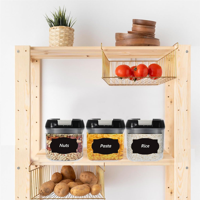 Plastic 3 Piece Storage Jar Set