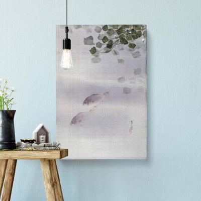 Fishes by Watanabe Seitei - Wrapped Canvas