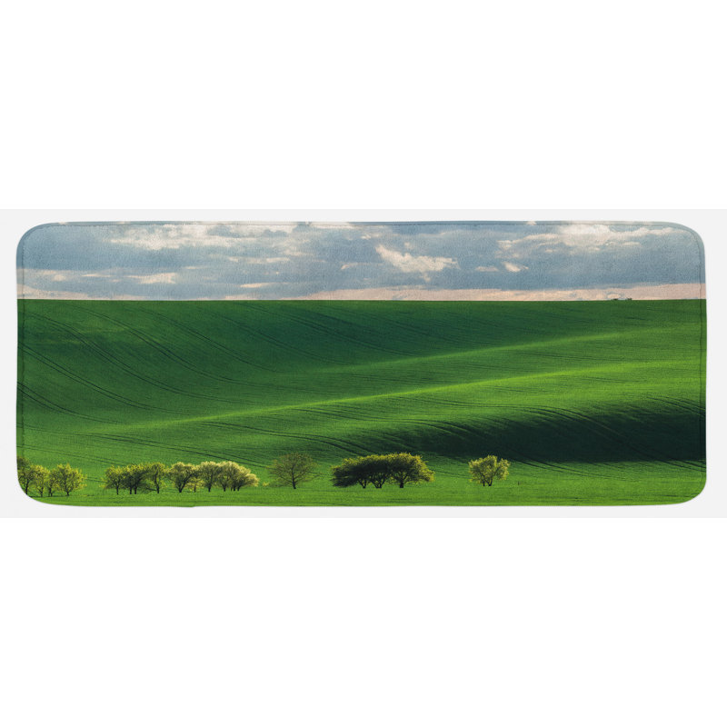 Tapis de cuisine paysage