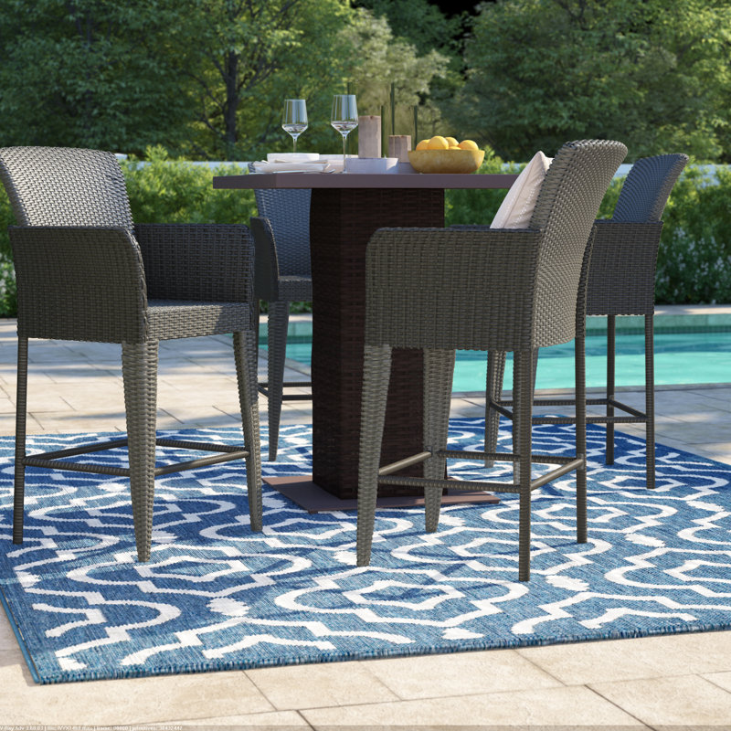 Tabouret de bar 28 po Noah, Gris