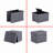 Latitude Run® Foldable Ottoman Foot Rest Footstool Bench For Living Room With Storage: Compact Ottoman With Storage-1287239555