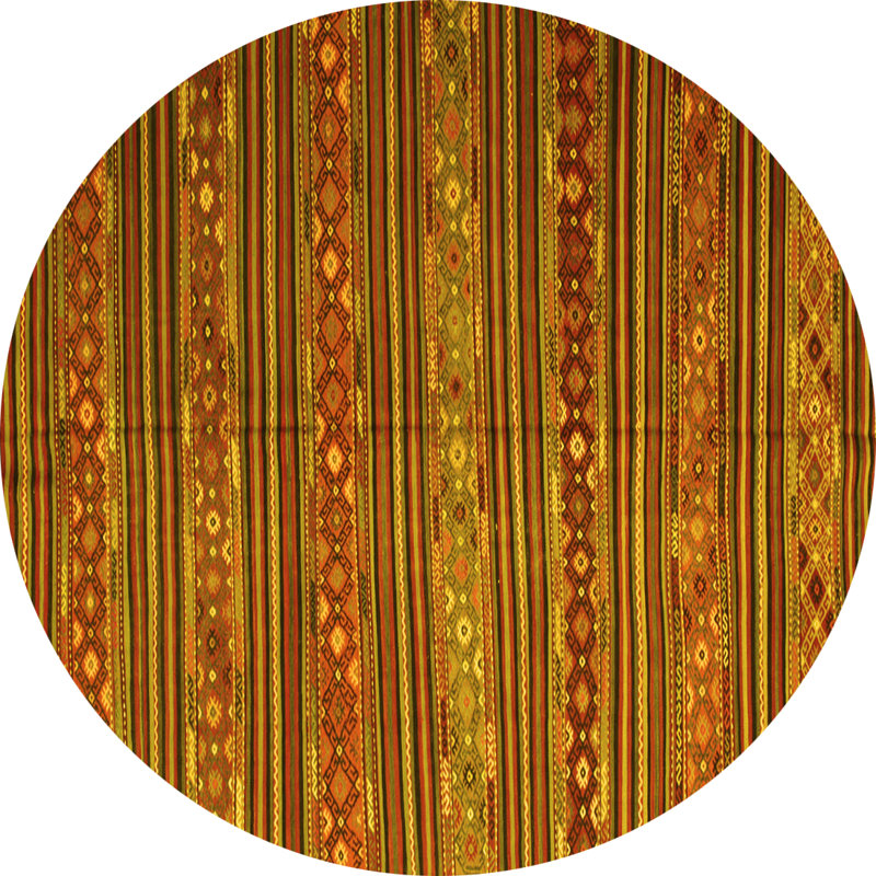 Performance Southwestern Indoor Rug, Round 8'