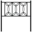 Vidaxl Metal Replace Headboard White 107 Cm-104508274-104508278