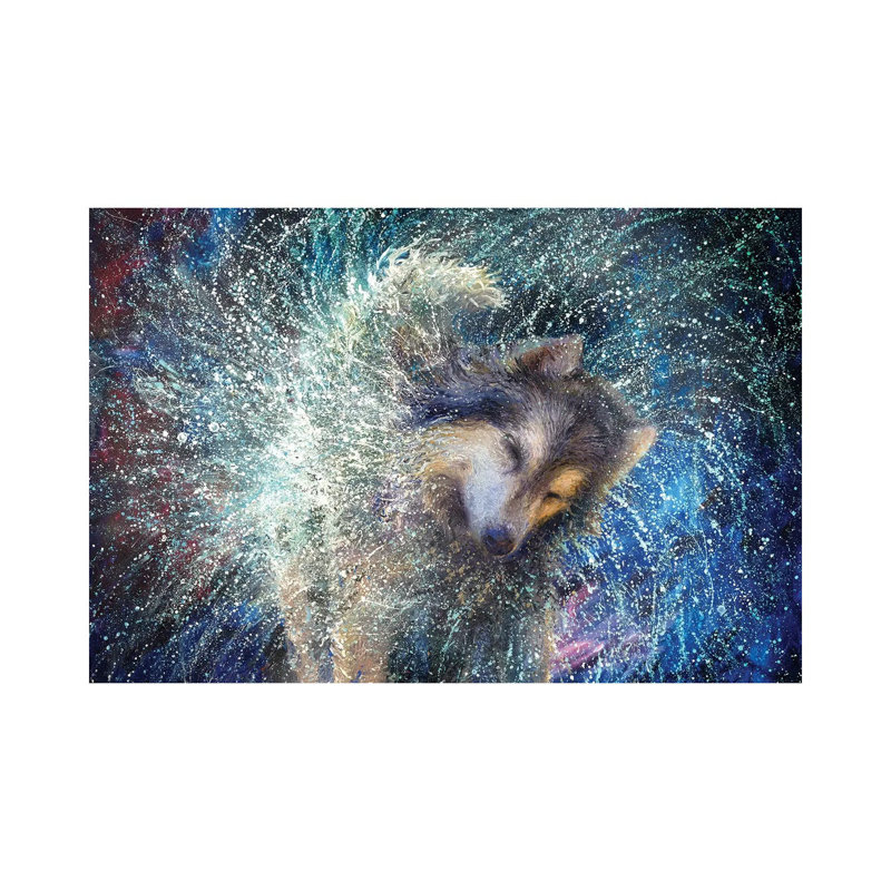 «Luna the Sidereal» par Iris Scott - impression sur toile tendue, H 18 po x l 26 po x P 1,5 po