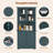 70.9''H Accent Cabinet, Corner Cabinet with Open Shelf-1547807776